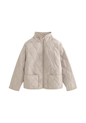 New Look, QUILTED HIGH NECK JACKET - Jas - cream