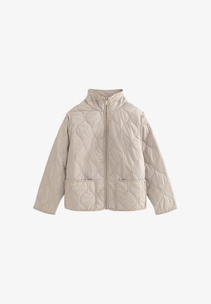 New Look, QUILTED HIGH NECK JACKET - Jas - cream