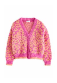 Next - BOXY  - Kardiganas - pink and orange leopard Miniatiūros vaizdas 1