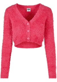 CROPPED  - Chaqueta de punto - hibiskus pink