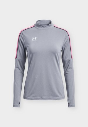Under Armour, CHALLENGER - Μπλούζα με μακριά μανίκια - titan gray/pink frenzy/white