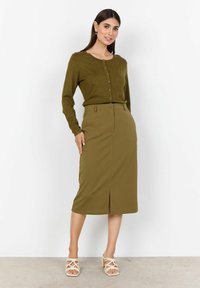 Soyaconcept DOLLIE - Neuletakki - misty olive mel