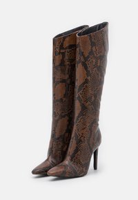 Zign LEATHER - Botas de salto alto - brown