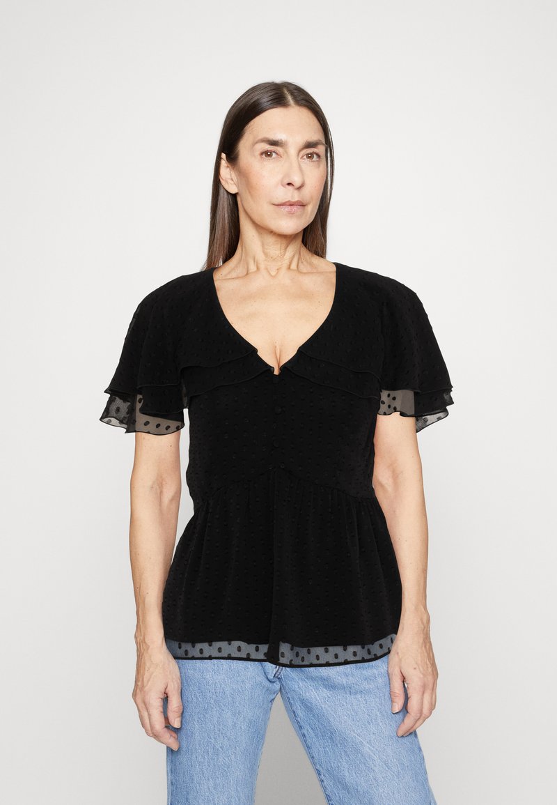 NAF NAF - HALBALA - Blouse - noir, Agrandir