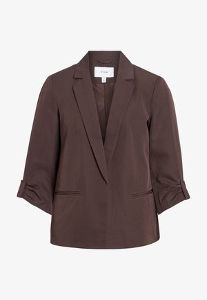 VILA, VINICE 3/4 LOOSE BLAZER - NOOS - Manteau court - coffee bean