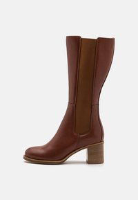 Anna Field Wide Fit LEATHER - Støvler - brown/brun - Zalando.no