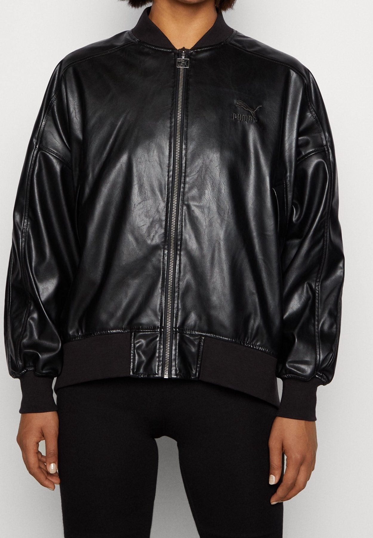 Puma Bomber Jacket - black - (Pre-owned) - Zalando.ie