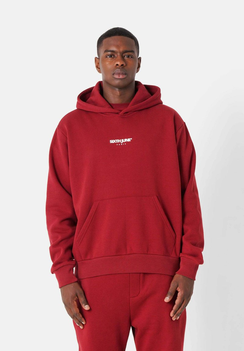 Sixth June ESSENTIEL - Hoodie - burgundy