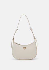 HALF MOON MINI - Borsa a mano - bianco seta/antique gold