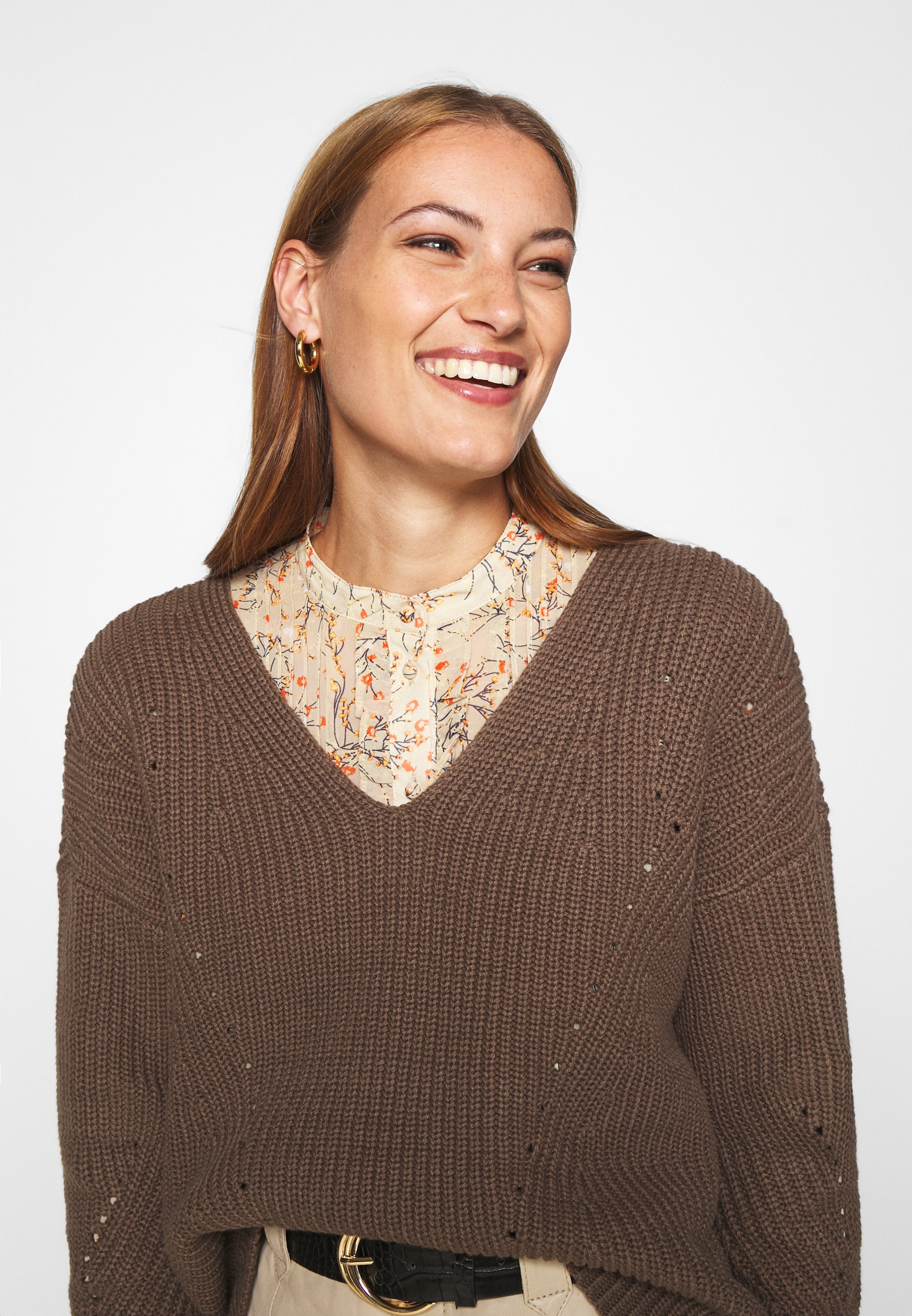 mbyM SHELLIA Trui castor grayLichtbruin Zalando.nl mbyM SHELLIA Trui castor grayLichtbruin Zalando.nl