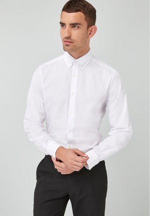 EASY CARE OXFORD-REGULAR FIT SINGLE CUFF - Skjorta - white