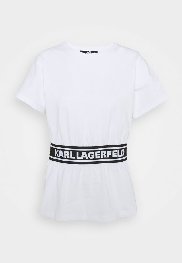 LOGO TAPE - Camiseta de pijama - white