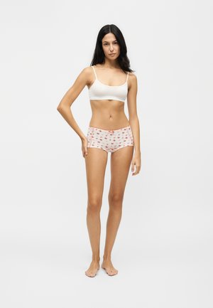 Pieces, PCLENA - Хипстър бикини - red/white/off-white