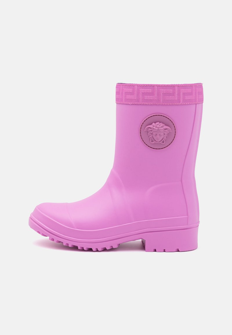 Versace - STIVALETTO BOB GRECA UNISEX - Stivali di gomma - rosa antico, Ingrandire