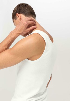 hessnatur ATHLETIC  2ER PACK - Maglietta intima - naturweiss