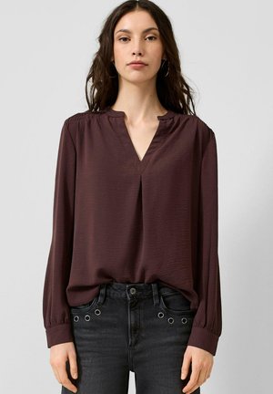 Bluse - bordeaux