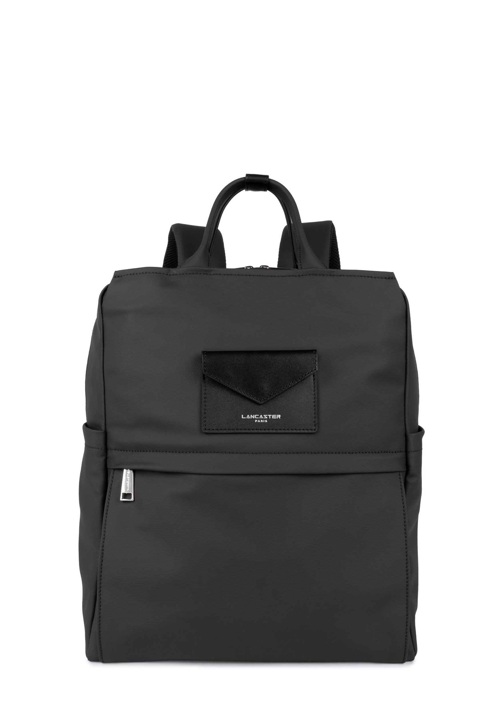 Sac à Dos Basic Avec Pompon Noir - Nylon Polyamide - 24x32x13 Cm