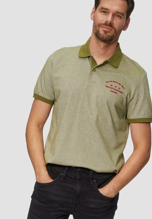 s.Oliver MET CONTRASTDETAILS - Poloshirt - guacamole
