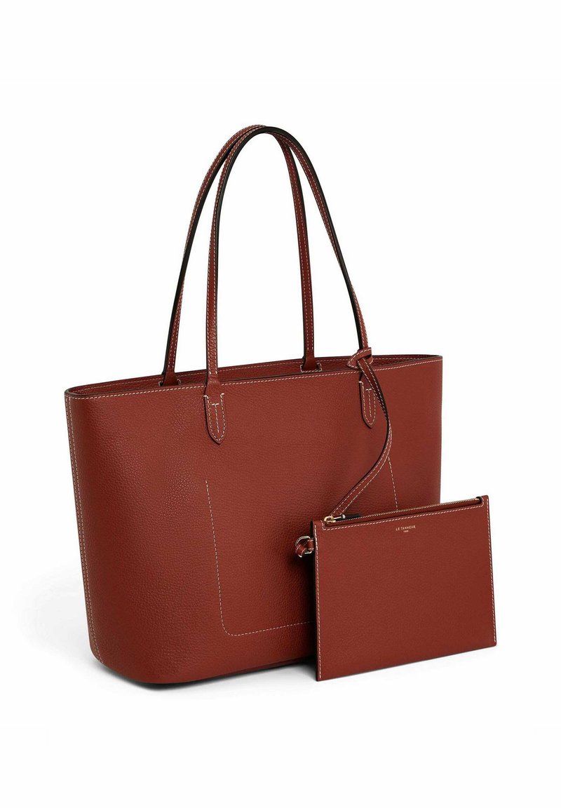 Le Tanneur LOUISE LARGE Cabas Marron/cognac