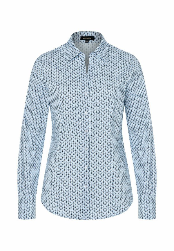 PRINTED BILLA - Hemdbluse - hellblau