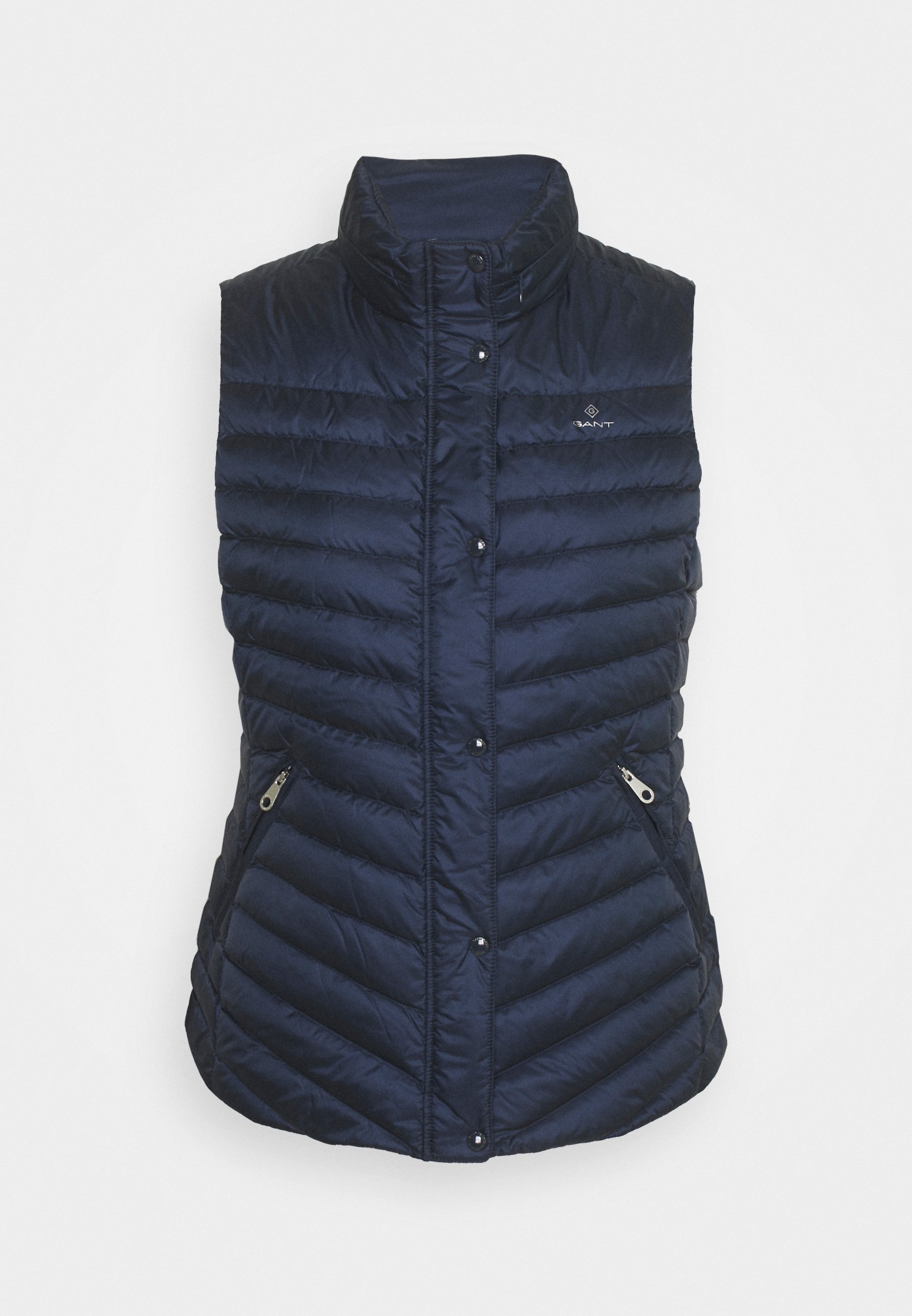 GANT LIGHT GILET - Weste - evening blue/dunkelblau