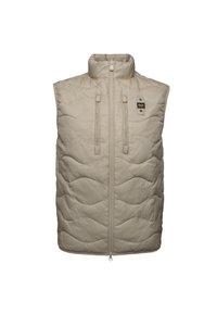Blauer Weste - beige
