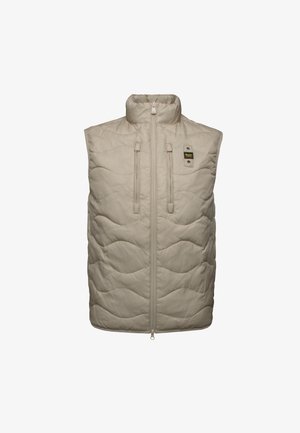 Blauer Weste - beige