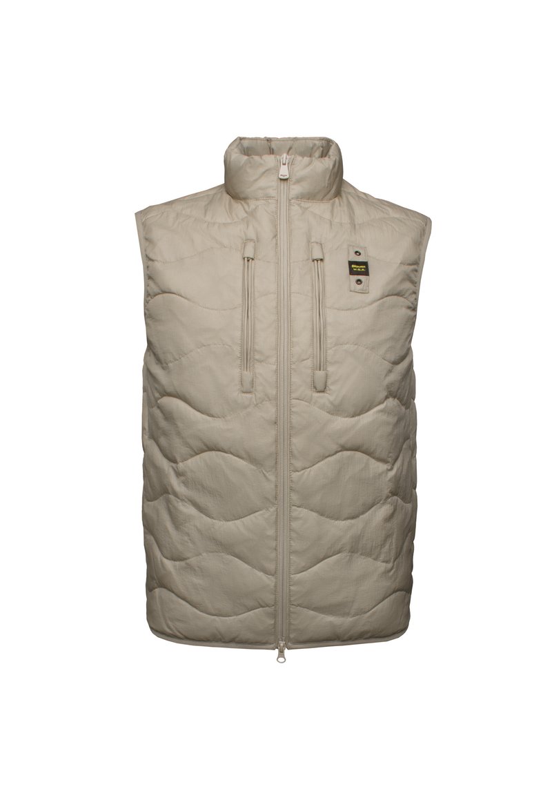 Blauer Weste - beige