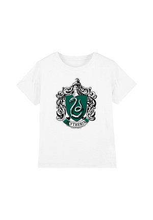 Warner Brothers, HARRY POTTER SLYTHERINE CREST - Print T-shirt - white