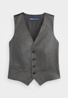 WOOL-BLEND BUTTONED VEST - Waistcoat - grey