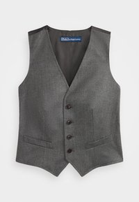 WOOL-BLEND BUTTONED VEST - Brezrokavnik - grey