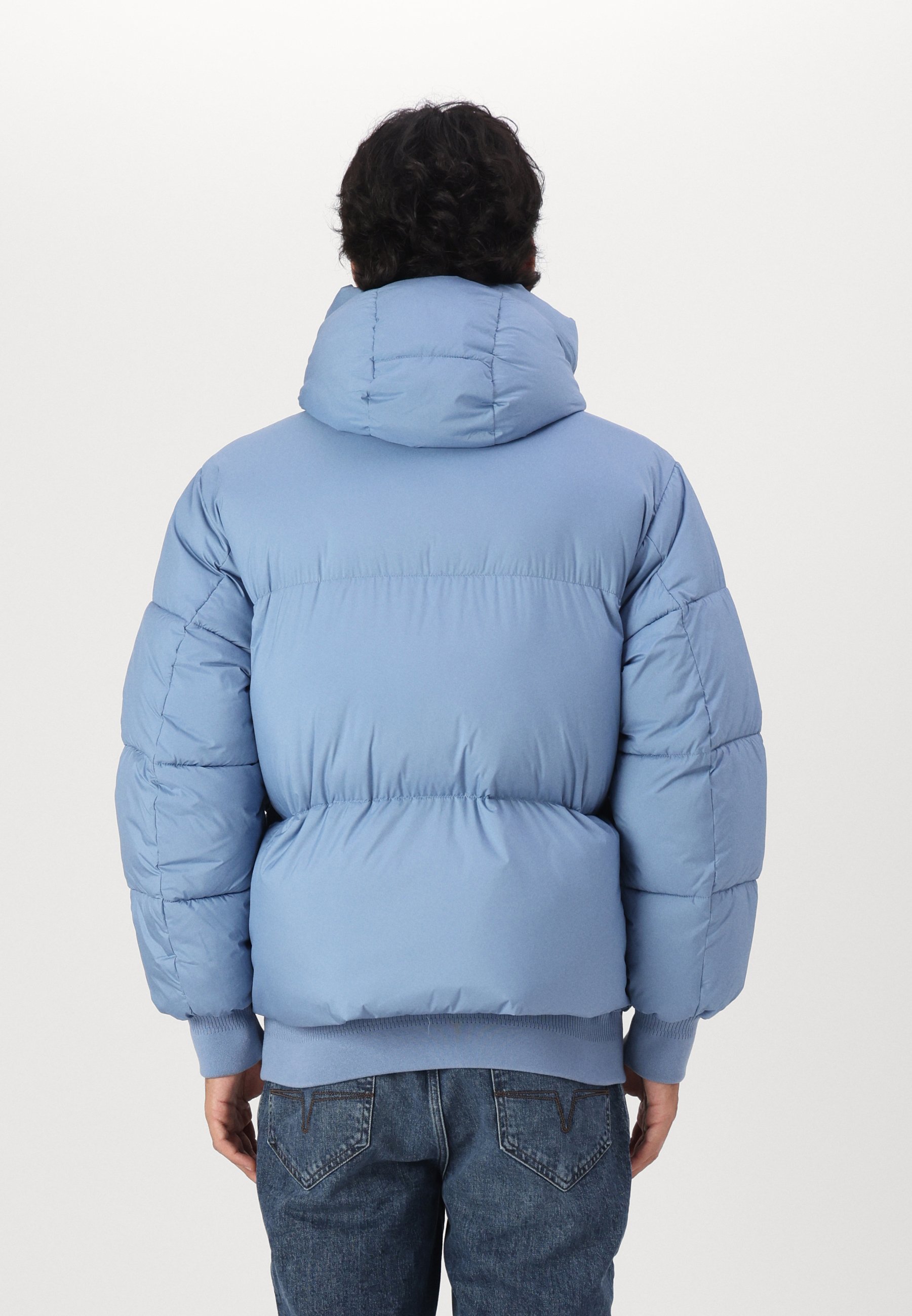 Tommy Jeans BRANDED PUFFER JACKET - Winterjacke - colorado blue