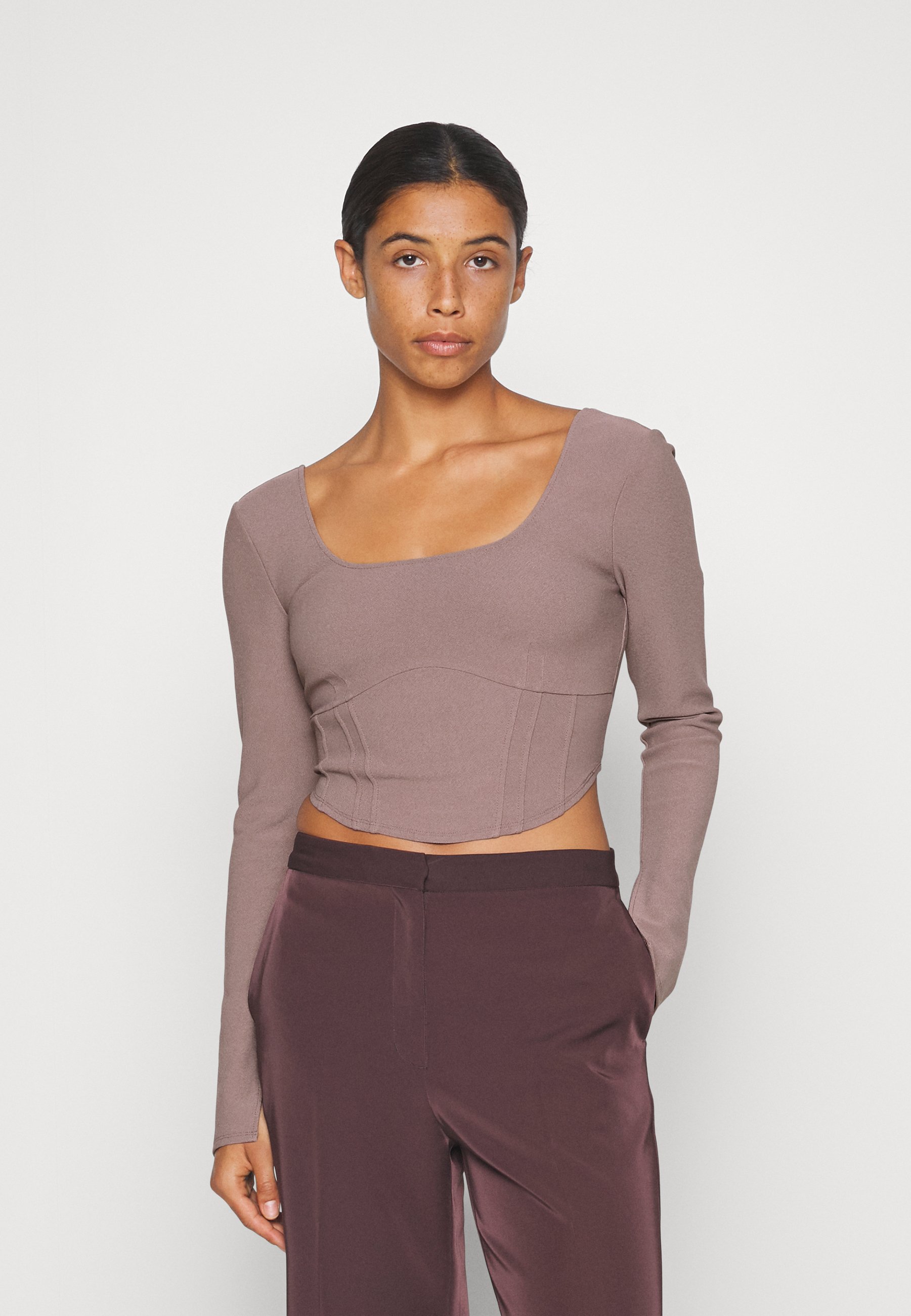 abercrombie square neck top