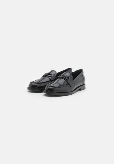 Emporio Armani LOGO LOAFER - Čevlji brez vezalk - nero