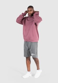 Smilodox DAWSON OVERSIZED HOODIE - Felpa con cappuccio - violett