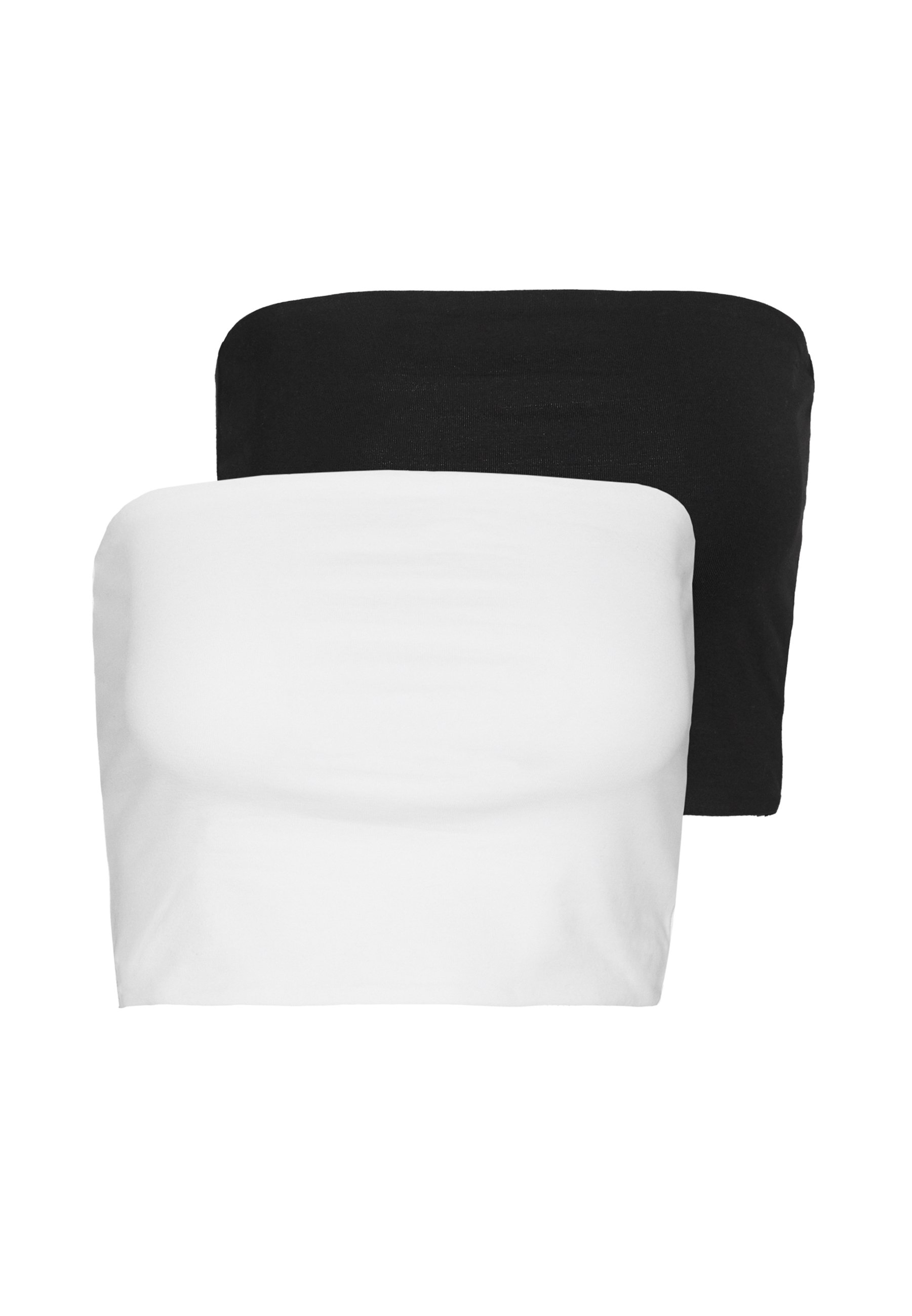 Weekday ADDILYN TUBE 2 PACK - Top - black/white/schwarz Weekday ADDILYN TUBE 2 PACK - Top - black/white/schwarz