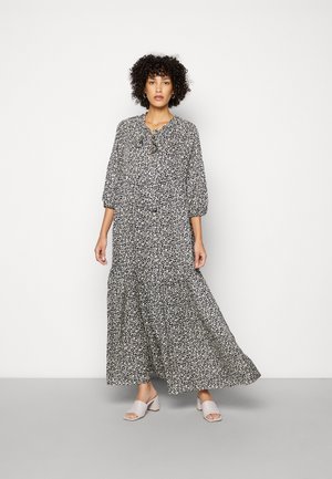 CAPSULE DRESS MAXI TIERED STYLE DETAILED NECKLINE SLEEVE - Maxi šaty - multi