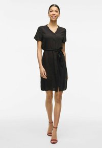 VILA KURZ - Marškininė suknelė - black