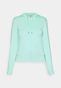 SKARE - Felpa con zip - ice green