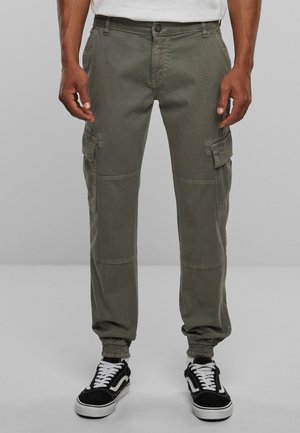 WASHED JOGGING - Cargo trousers - grey