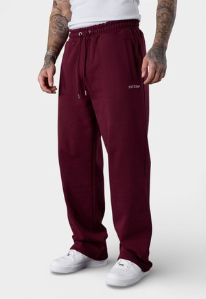 DISCREET BAGGY - Jogginghose - cabernet