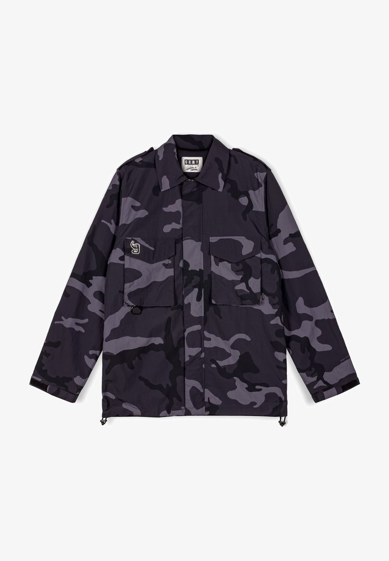 Grimey CHAQUETA ALL OVER PRINT TUSKER TEMPLE  FW23 - Chaqueta de entretiempo - black