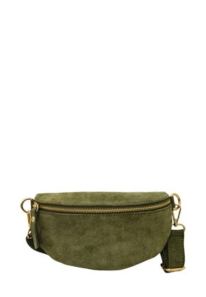 DEMI LUNE MINI BANANE - Sac bandoulière - nubuck kaki