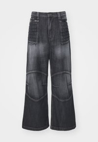 MOTO COLOSSUS UNISEX - Løst sittende jeans - washed black