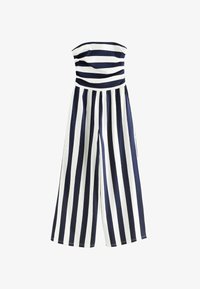 Sélectionné, navy blue white stripe