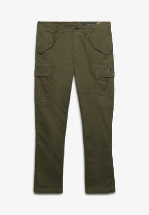 Superdry & Co, SUPERDRY SLIM TAPER CARGO PANTS.. - Cargo trousers - chive green