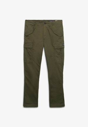 Superdry & Co, SUPERDRY SLIM TAPER CARGO PANTS.. - Cargohose - chive green