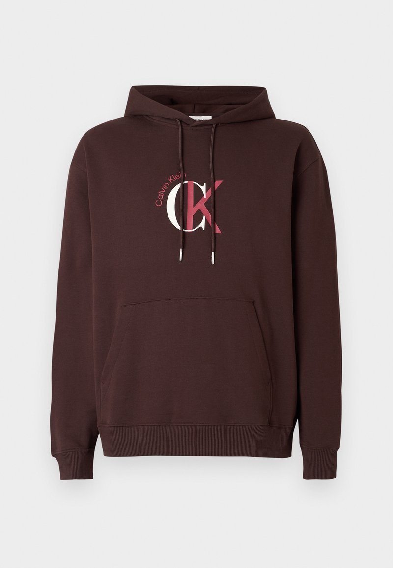 Calvin Klein Jeans Hoodie donkerbruin