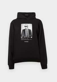 PORTRAIT HOODIE - Sweatshirt - black