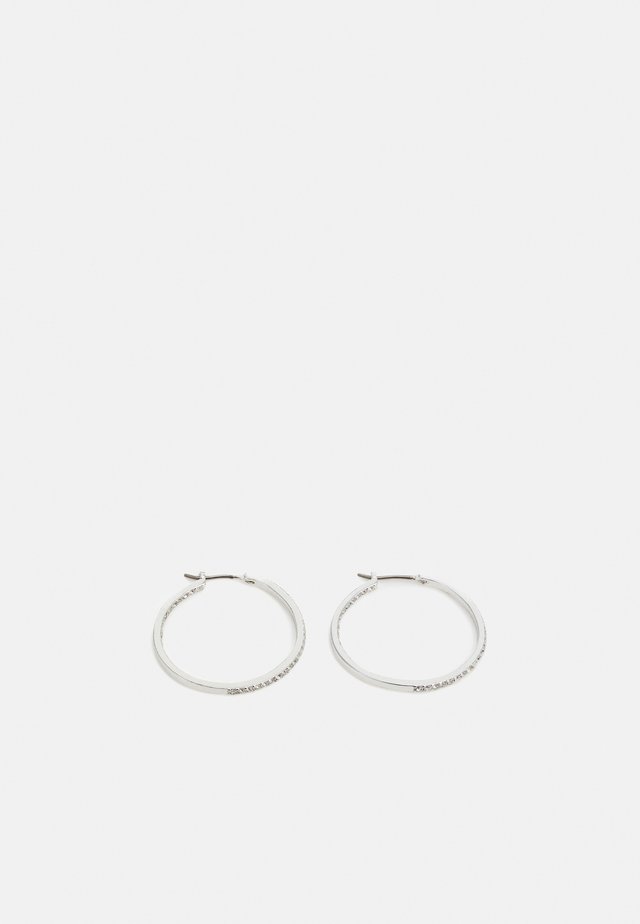 BASIC HOOP - Boucles d'oreilles - silver-coloured